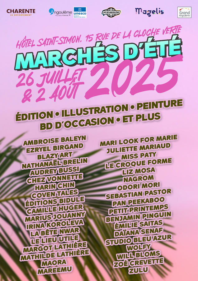 marchés d'été 2025 cap bd angoulême