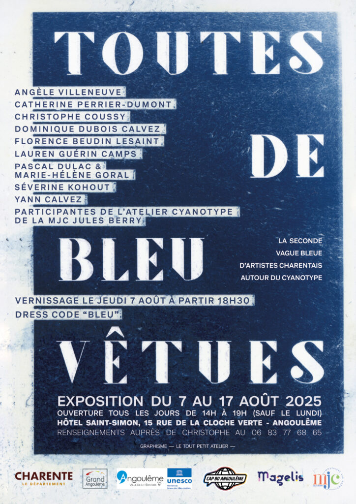 exposition toutes de bleu vetues angouleme 2025