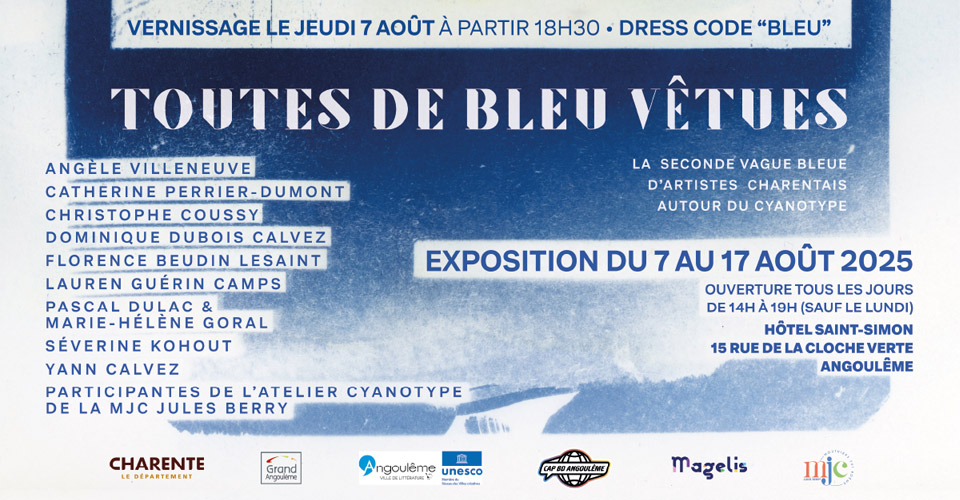 exposition toutes de bleu vetues angouleme 2025
