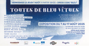 exposition toutes de bleu vetues angouleme 2025