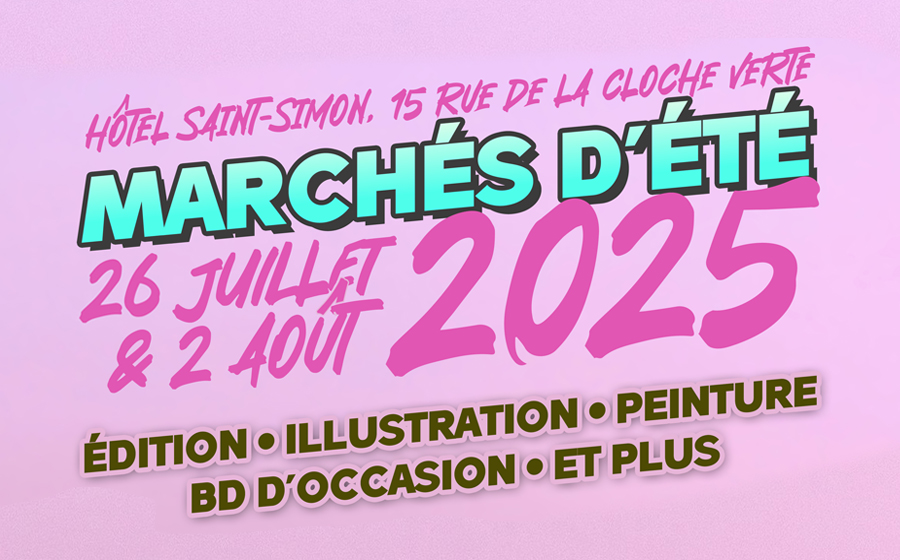 Marchés d’été Cap BD 2025 les 26 juillet et 2 août