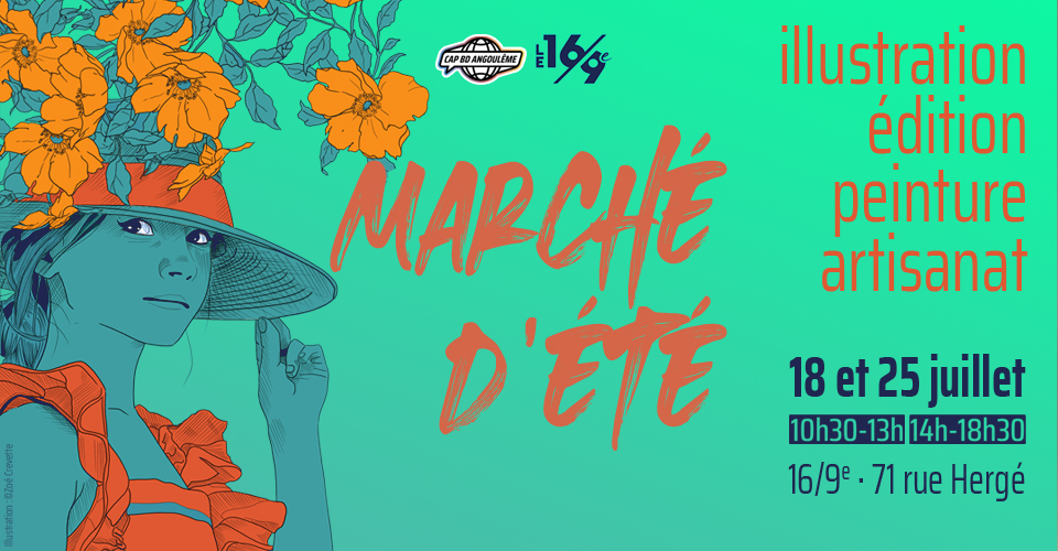 Marché d&rsquo;été les 18 et 25 juillet au 16/9e