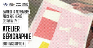 atelier de sérigraphie le bouc au 16/9e